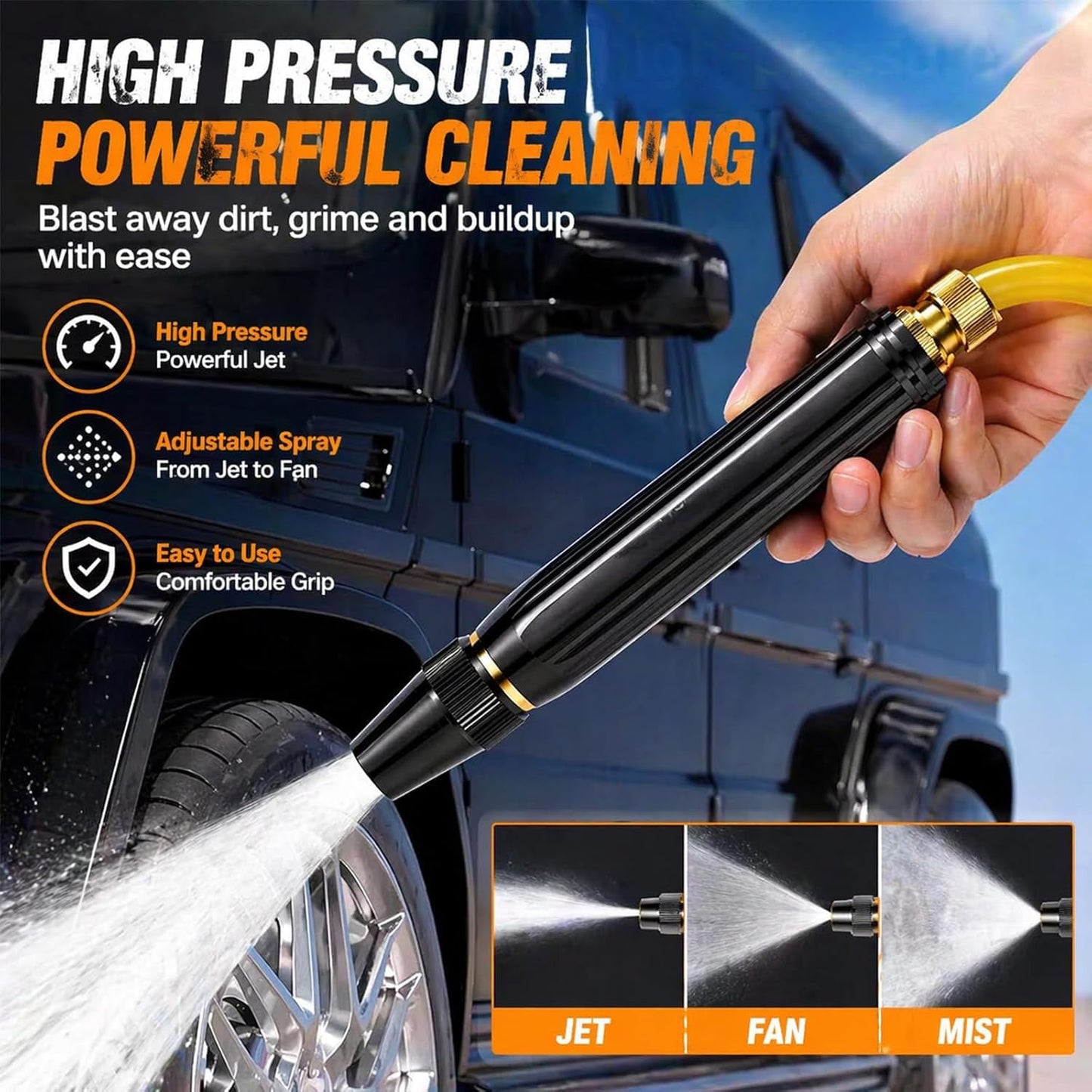 🔥Limited-time event, buy more get more free. - Home High-Pressure Car Wash Water Gun