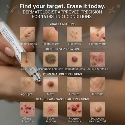 LUMIVO™👩‍⚕️ 𝟕-𝐃𝒂𝘆 𝐒𝗸𝐢𝐧 𝐓𝒂𝗴 & 𝐒𝐩𝙤𝐭 𝐄𝐫𝒂𝐬𝙚𝐫 Painless & Scar-Free Advanced Imperfection Removal Rollerball Pen