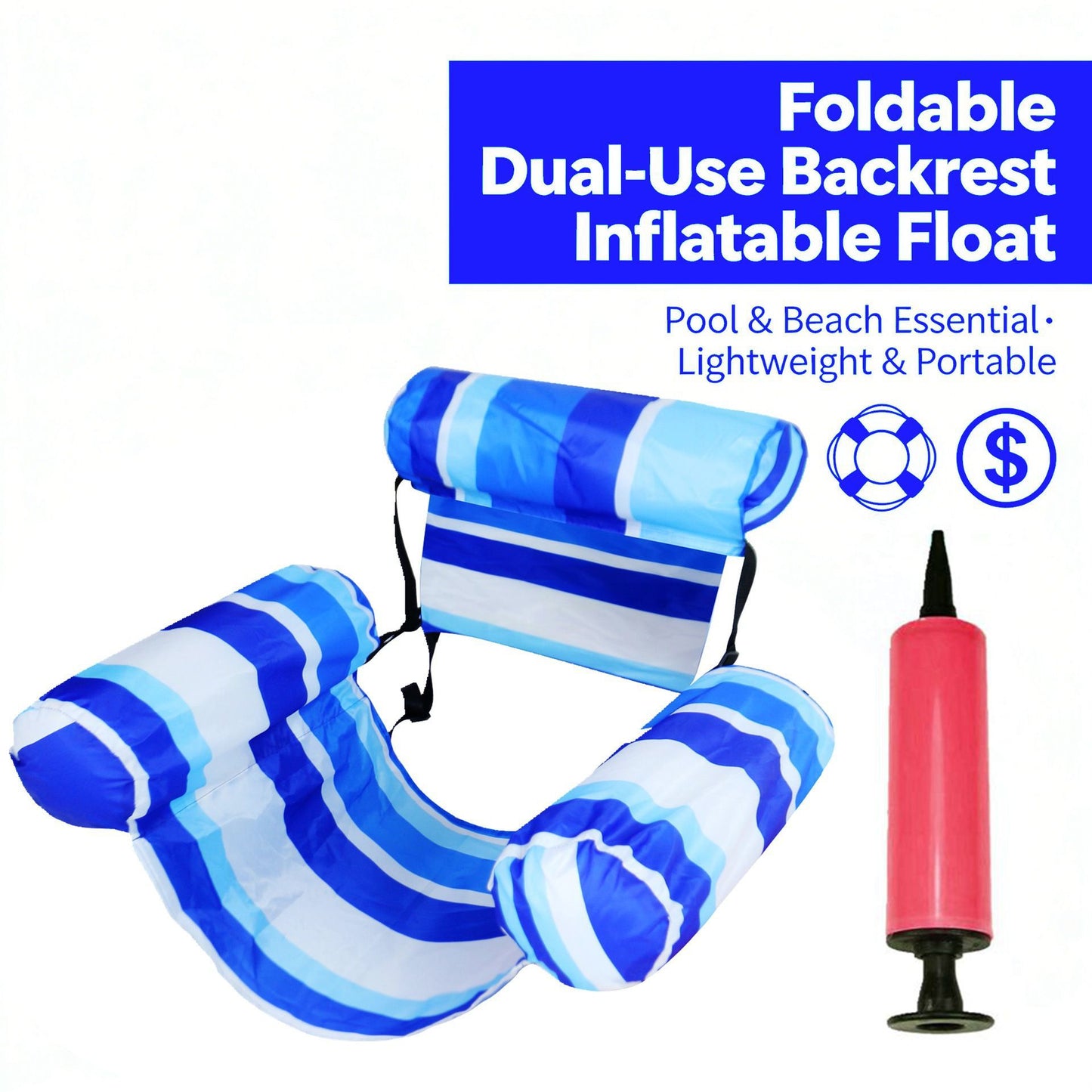【 🔥Hot Sale 50% OFF】💺🌴 Inflatable Floating Chair