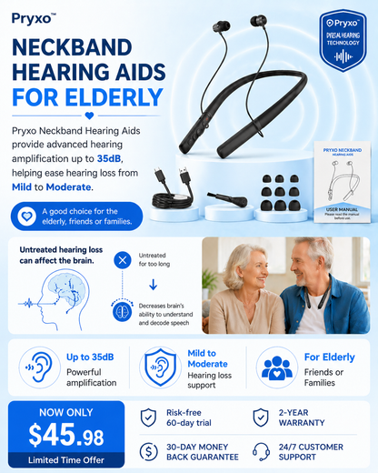 Pryxo Hearing Aids – Hear Every Conversation Clearly, Live the Life You Deserve!