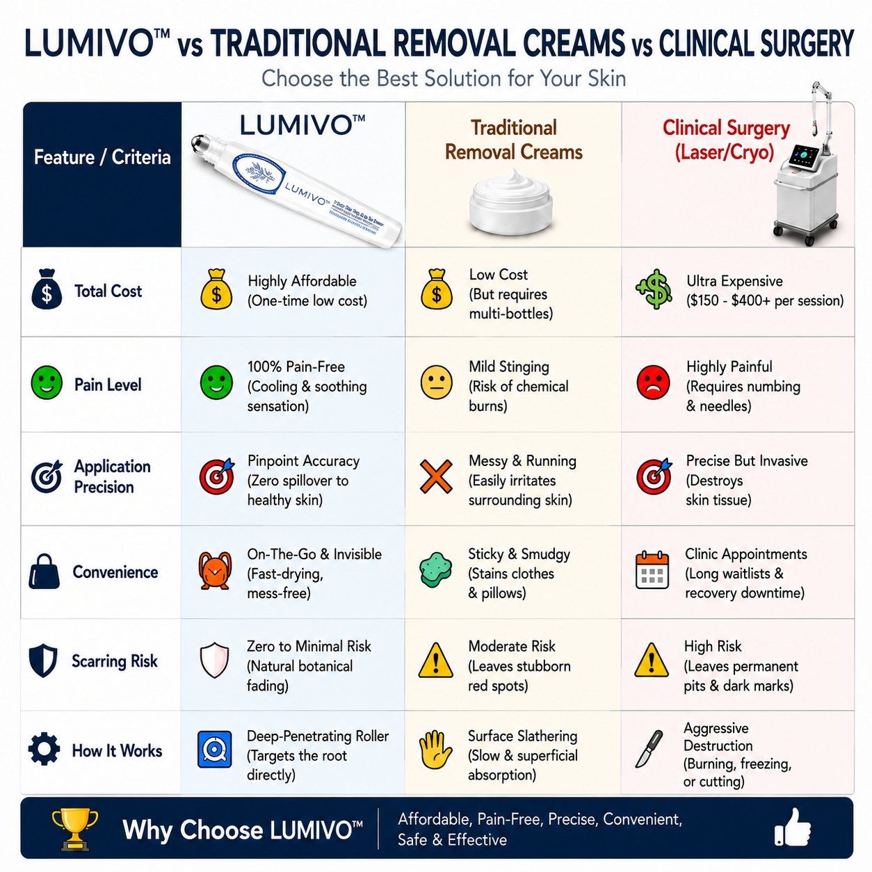 LUMIVO™👩‍⚕️ 𝟕-𝐃𝒂𝘆 𝐒𝗸𝐢𝐧 𝐓𝒂𝗴 & 𝐒𝐩𝙤𝐭 𝐄𝐫𝒂𝐬𝙚𝐫 Painless & Scar-Free Advanced Imperfection Removal Rollerball Pen