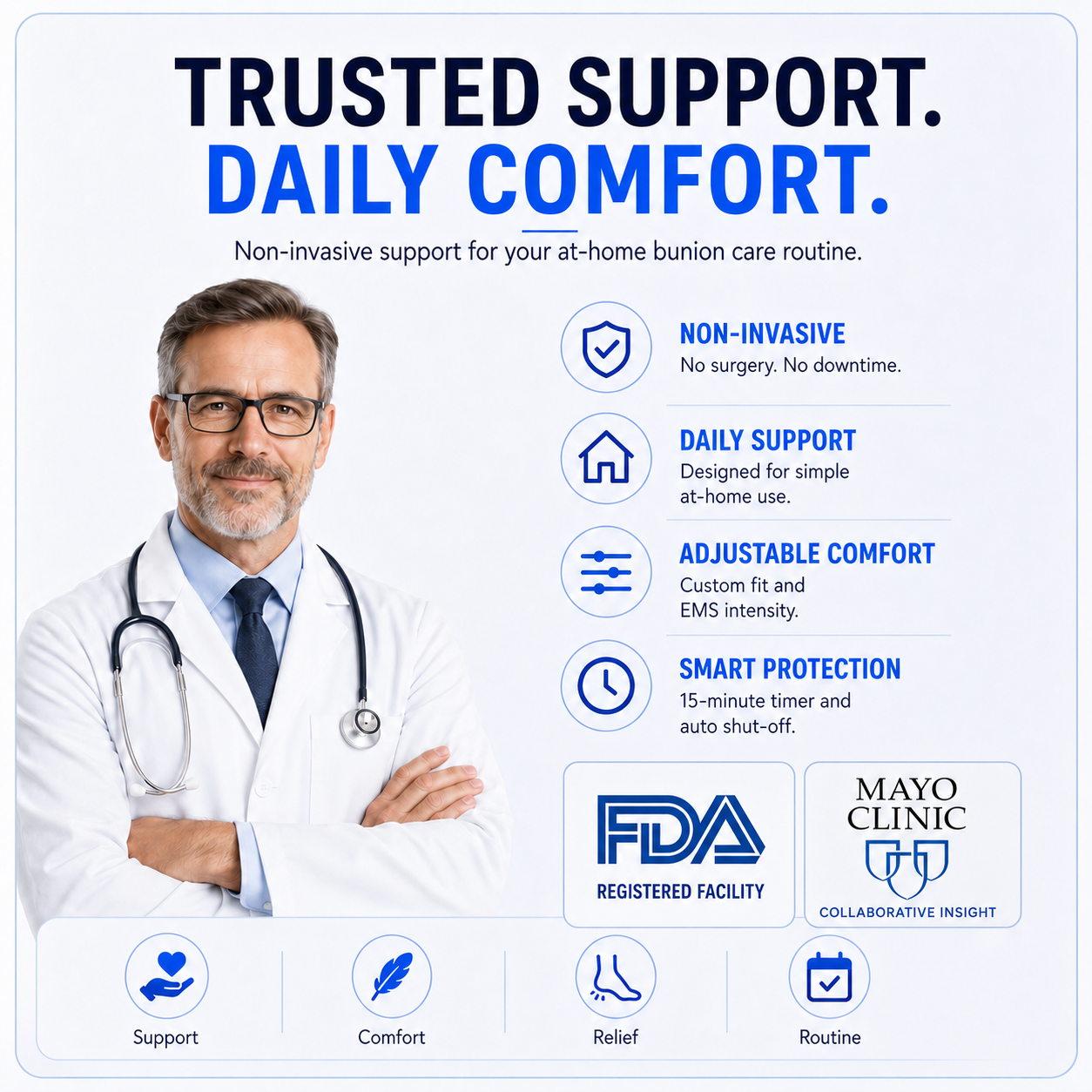 Aurora Tech™ — EMS Bunion Corrector