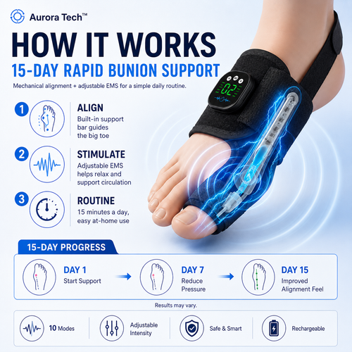 Aurora Tech™ — EMS Bunion Corrector
