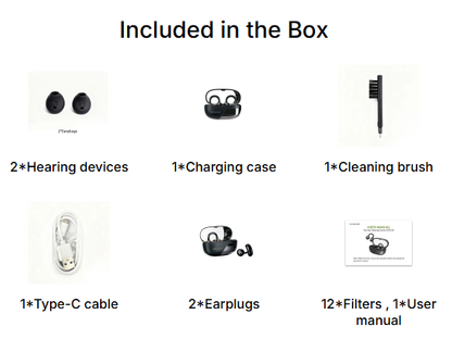 ❤️Mother's Day 80% OFF Discount🌸Pryxo Bone&Air Conduction Clip-on Hearing Aid for Effortless Hearing