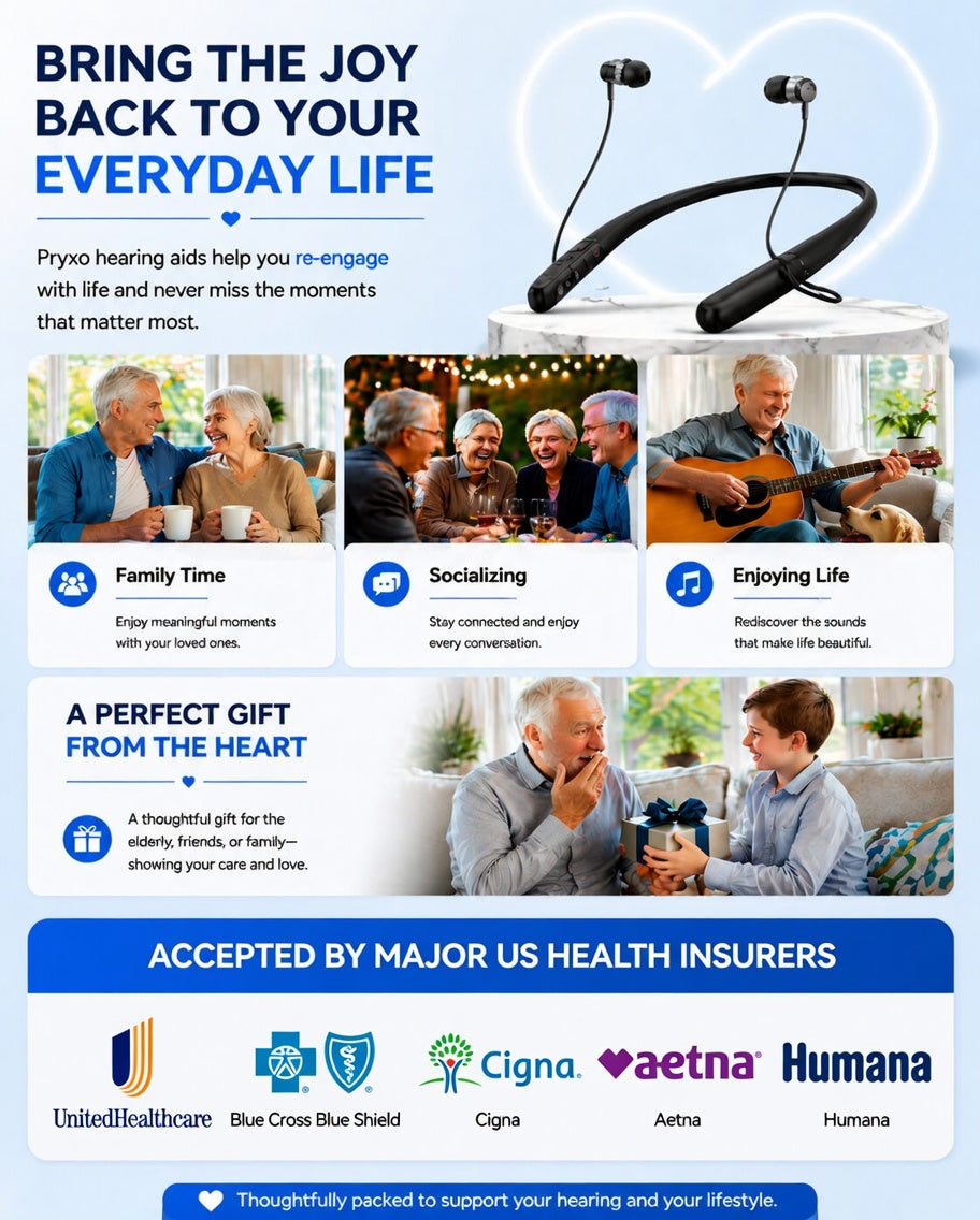 Pryxo Hearing Aids – Hear Every Conversation Clearly, Live the Life You Deserve!